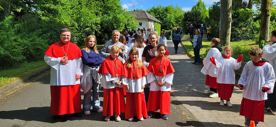 Zierenberger Messdiener in Hünfeld.